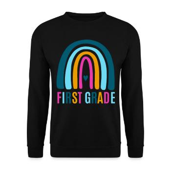 Les enseignants de première année retournent à l’école - Sweat-shirt Unisexe - noir - Devant - Alina (178cm) & Michal (187cm)
