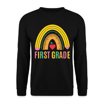 Les enseignants de première année retournent à l’école - Sweat-shirt Unisexe - noir - Devant - Alina (178cm) & Michal (187cm)