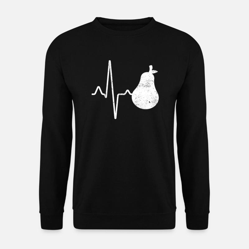 Pear Heartbeat - Unisex Sweatshirt - black