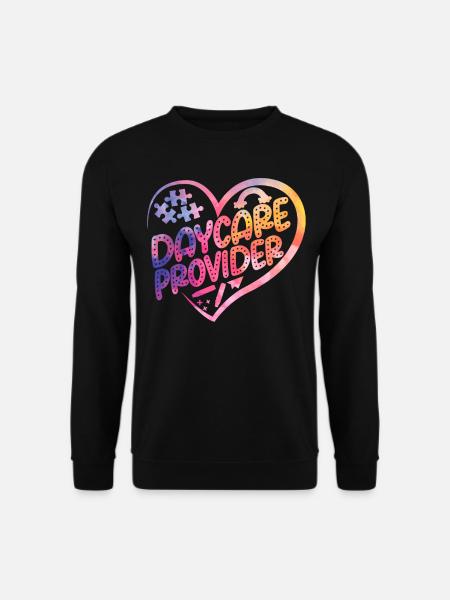Childcare Daycare Provider Teacher - Unisex Sweatshirt - black