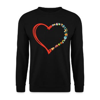 Childcare Daycare Provider Teacher - Unisex Sweatshirt - black - Front - Alina (178cm) & Michal (187cm)