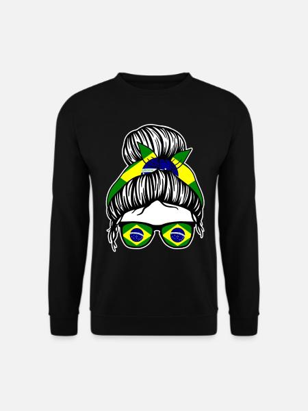 Brasilianer Brasilianisches Brasilien - Unisex Pullover - Schwarz