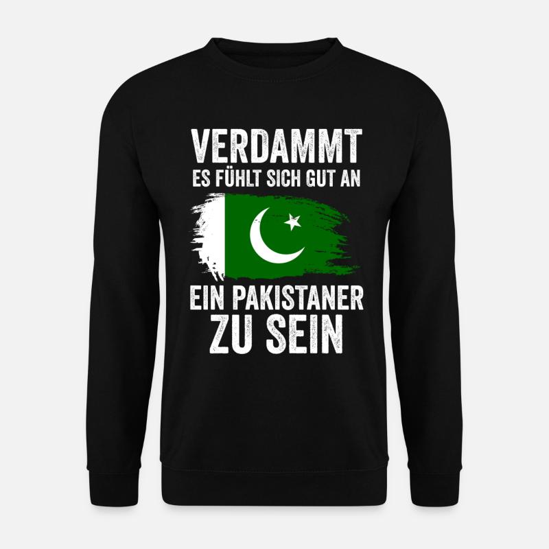 Pakistan Pakistaner Pakistanisches - Unisex Pullover - Schwarz