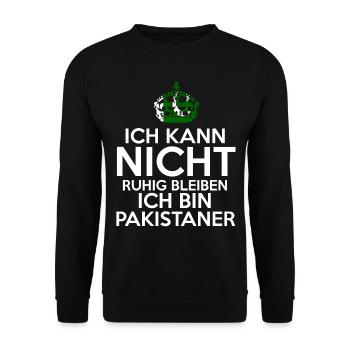 Pakistan Pakistaner Pakistanisches - Unisex Pullover - Schwarz - Vorne - Alina (178cm) & Michal (187cm)