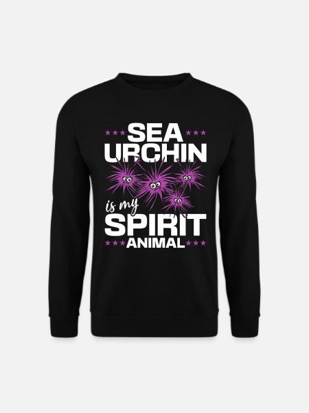 Seeigel ist mein Geist Tier - Seeigel - Unisex Pullover - Schwarz