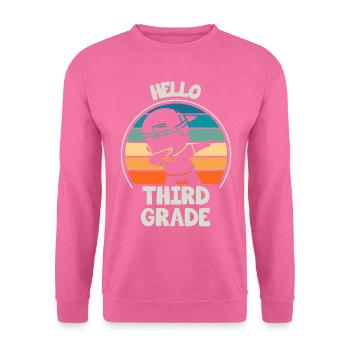 Lehrer Der Dritten Klasse Für Den Schulanfang - Unisex Pullover - Pink - Vorne