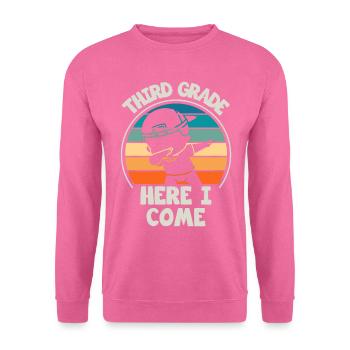 Lehrer Der Dritten Klasse Für Den Schulanfang - Unisex Pullover - Pink - Vorne