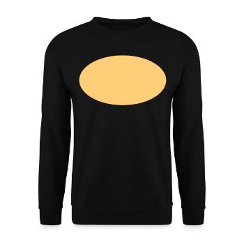 Yellow Oval Conception simple - Sweat-shirt Unisexe - noir - Devant - Alina (178cm) & Michal (187cm)