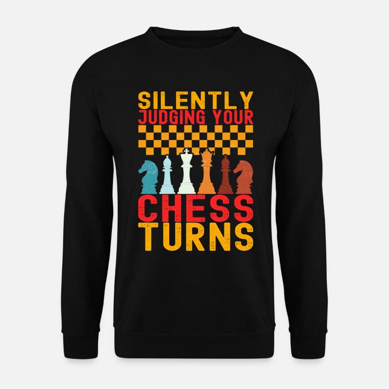 Joueurs d’échecs - Sweat-shirt Unisexe - noir
