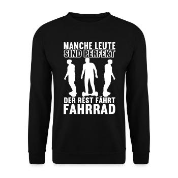 Hoverboard Skating - Unisex Pullover - Schwarz - Vorne - Alina (178cm) & Michal (187cm)