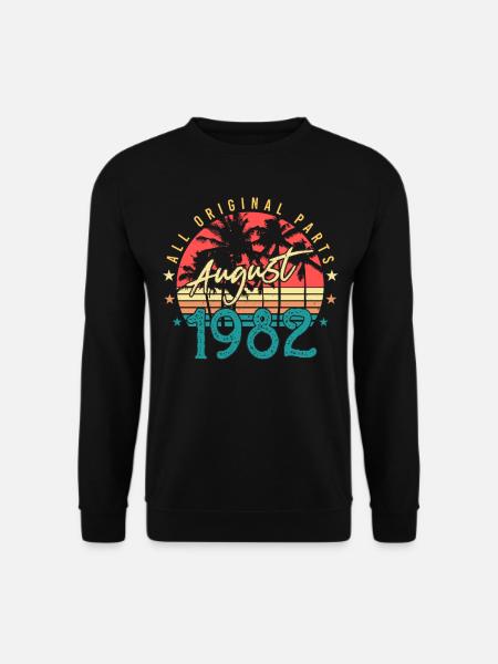 40e anniversaire août 1982 - Sweat-shirt Unisexe - noir