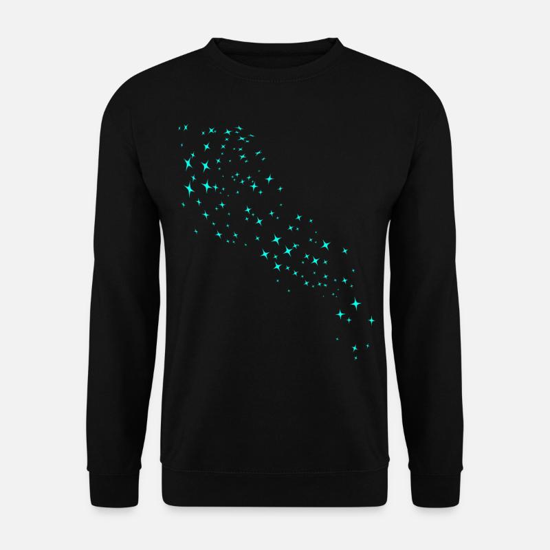Green Stardust - Unisex Sweatshirt - black