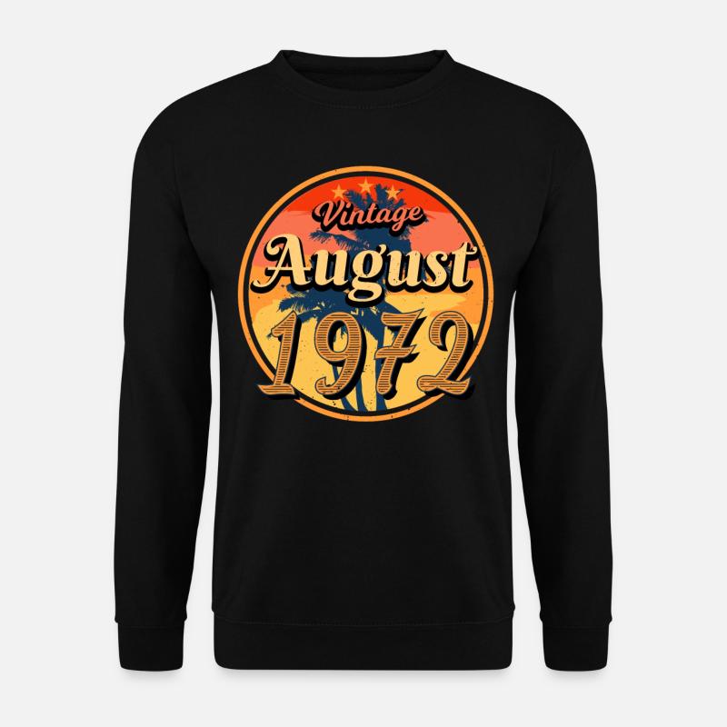 50th anniversary August 1972 - Unisex Sweatshirt - black