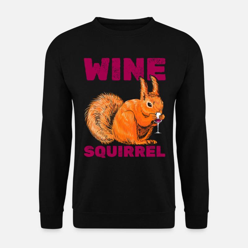 Drôle d’écureuil, drôle d’écureuil - Sweat-shirt Unisexe - noir