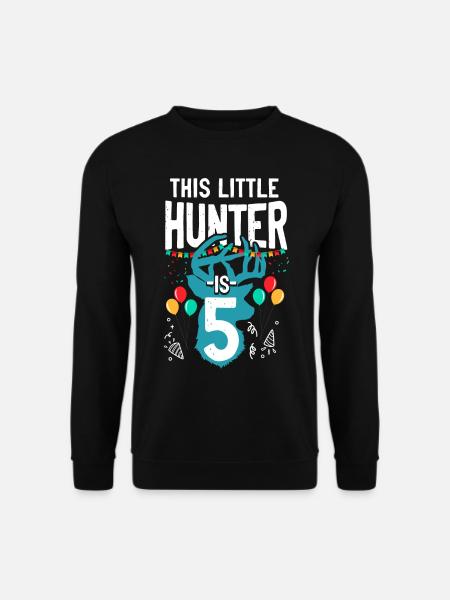 Buck Deer Hunting Hunter Kid - Unisex Sweatshirt - black