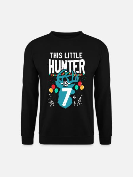 Buck Deer Hunting Hunter Kid - Unisex Sweatshirt - black