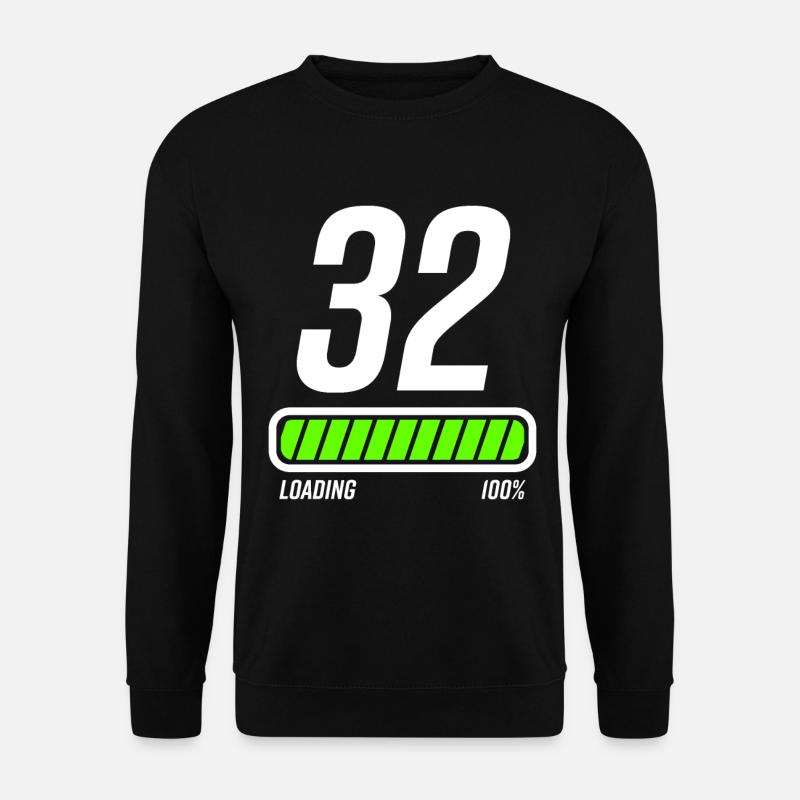 32e anniversaire - Sweat-shirt Unisexe - noir