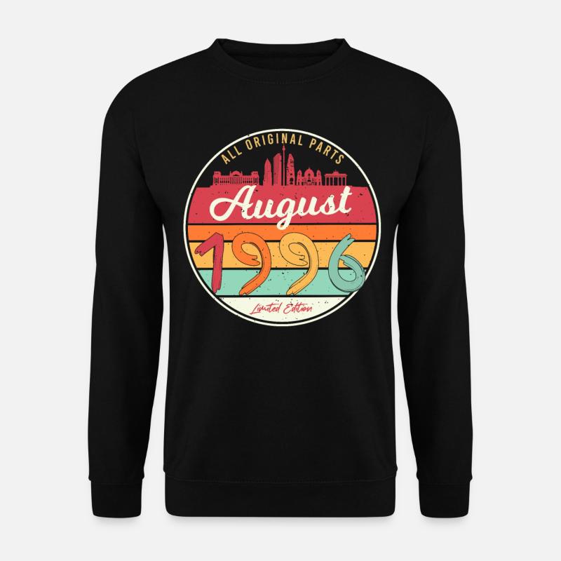 Born August 1996 - Unisex Sweatshirt - black