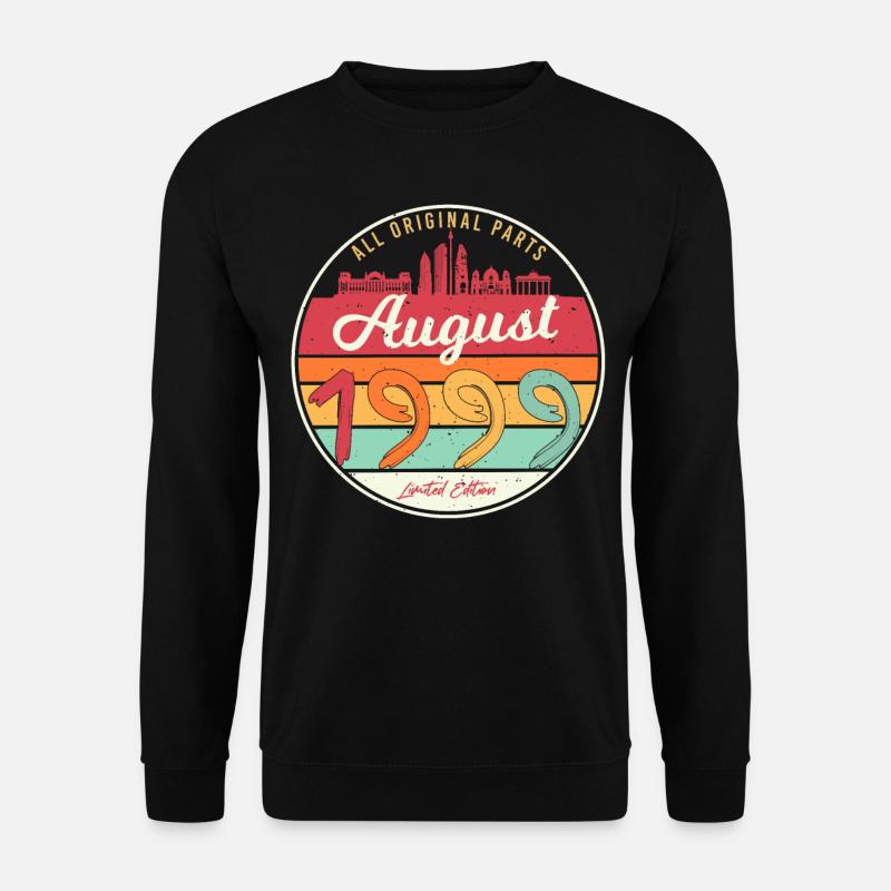 Geboren August 1999 - Unisex Pullover - Schwarz