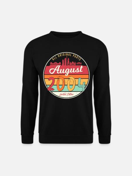 2004 In August finally 18. - Unisex Sweatshirt - black