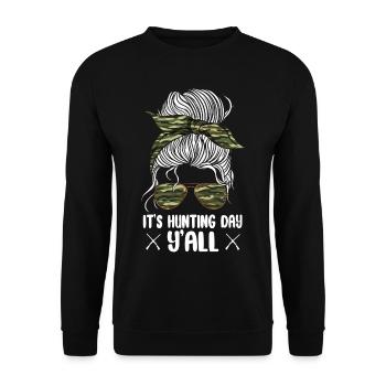 Chasseur de cerfs Fille - Sweat-shirt Unisexe - noir - Devant - Alina (178cm) & Michal (187cm)