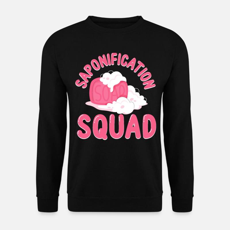 Soap Making Crafting - Unisex Pullover - Schwarz