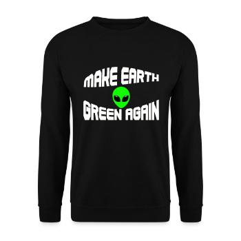 Étranger - Sweat-shirt Unisexe - noir - Devant - Alina (178cm) & Michal (187cm)