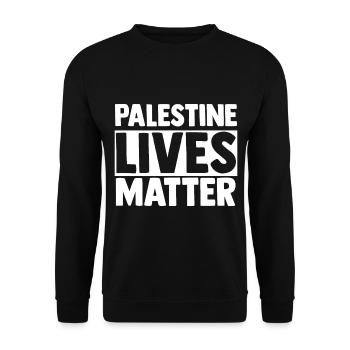 Palestine Gift Free Palestine Gaza Strip - Unisex Sweatshirt - black - Front - Alina (178cm) & Michal (187cm)
