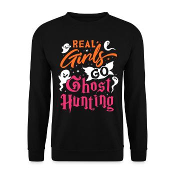 Halloween Gift Killer Skeleton Killer Horreur - Sweat-shirt Unisexe - noir - Devant - Alina (178cm) & Michal (187cm)