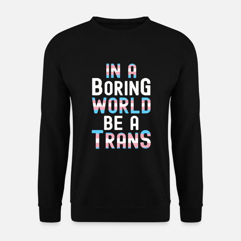 Transgender - Unisex Pullover - Schwarz