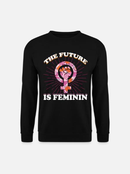 Feminist - Unisex Sweatshirt - black
