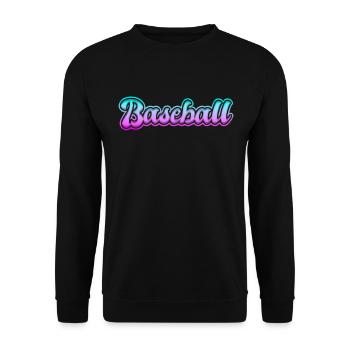 Base-ball - Sweat-shirt Unisexe - noir - Devant - Alina (178cm) & Michal (187cm)