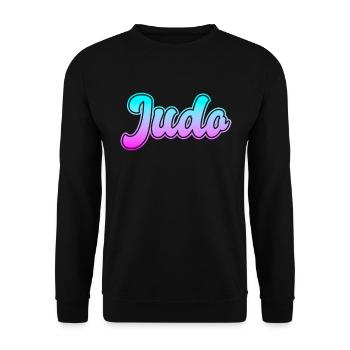 Judo - Unisex Sweatshirt - black - Front - Alina (178cm) & Michal (187cm)