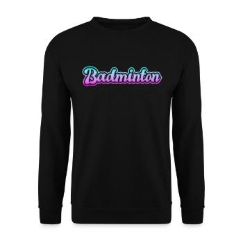 badminton - Sweat-shirt Unisexe - noir - Devant - Alina (178cm) & Michal (187cm)