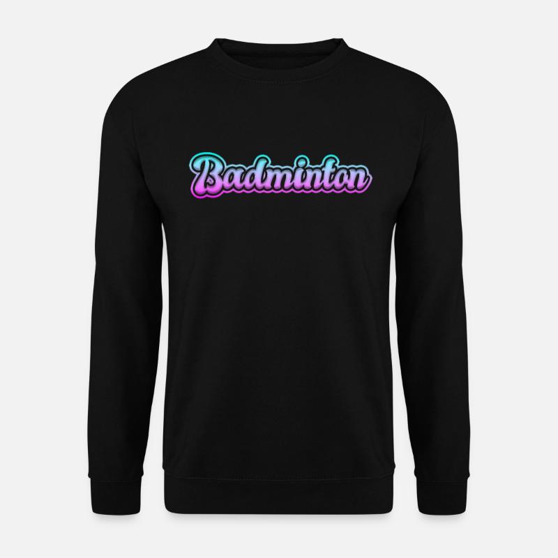 badminton - Sweat-shirt Unisexe - noir
