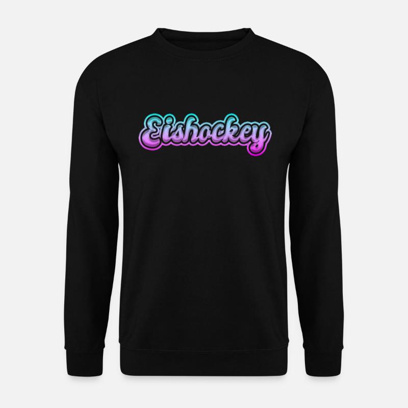 Eishockey - Unisex Pullover - Schwarz