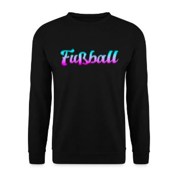 Fußball - Unisex Pullover - Schwarz - Vorne - Alina (178cm) & Michal (187cm)