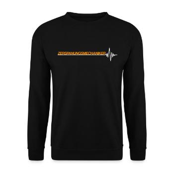 Cutting machine operator - Unisex Sweatshirt - black - Front - Alina (178cm) & Michal (187cm)