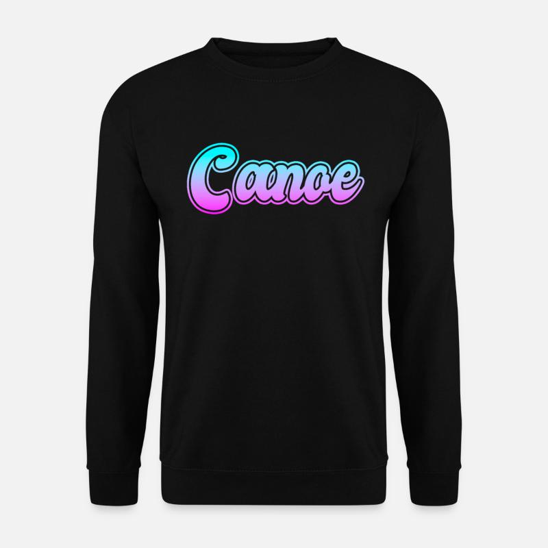 Kanu canoe - Unisex Pullover - Schwarz