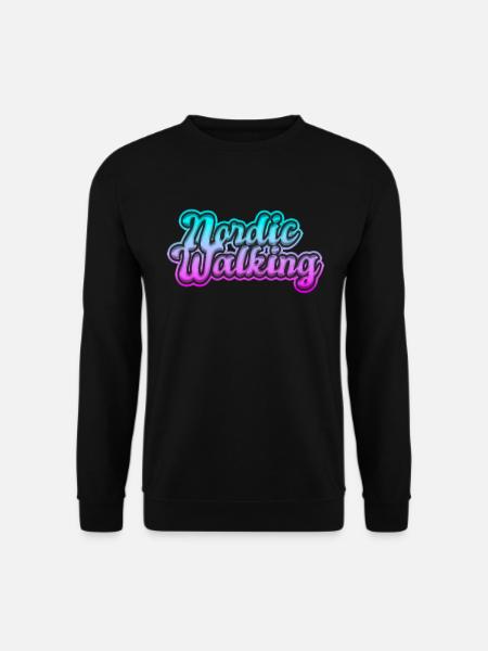 Pole walking - Unisex Sweatshirt - black
