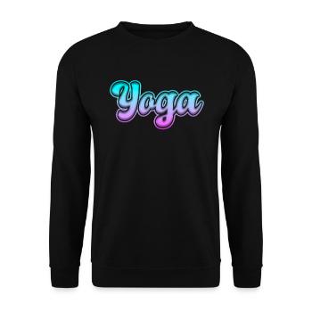 Yoga - Sweat-shirt Unisexe - noir - Devant - Alina (178cm) & Michal (187cm)