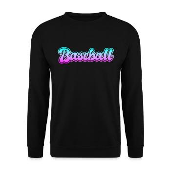 Base-ball - Sweat-shirt Unisexe - noir - Devant - Alina (178cm) & Michal (187cm)