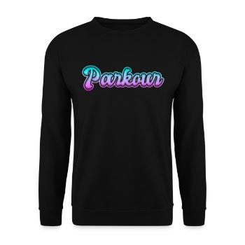 Parkour - Sweat-shirt Unisexe - noir - Devant - Alina (178cm) & Michal (187cm)