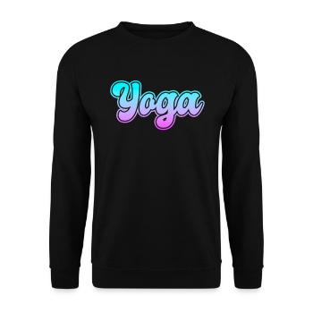 Yoga - Sweat-shirt Unisexe - noir - Devant - Alina (178cm) & Michal (187cm)