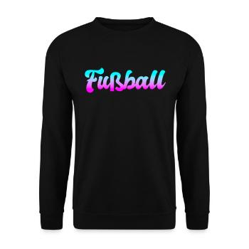 Fußball - Unisex Pullover - Schwarz - Vorne - Alina (178cm) & Michal (187cm)