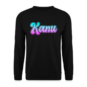 Kanu - Unisex Pullover - Schwarz - Vorne - Alina (178cm) & Michal (187cm)