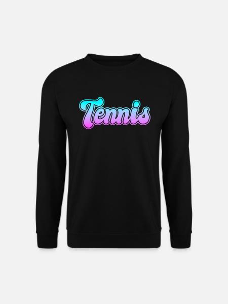 Tennis - Unisex Pullover - Schwarz