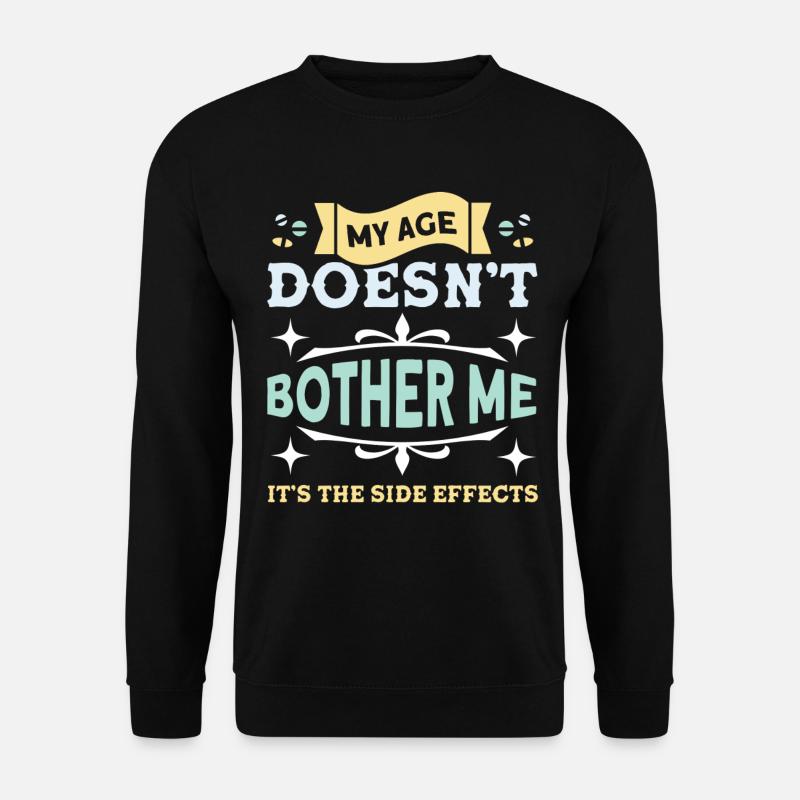 Old people Sarcastic grandfather - Unisex Sweatshirt - black