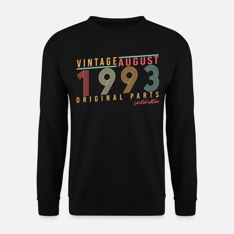 August 1993 Gift idea - Unisex Sweatshirt - black