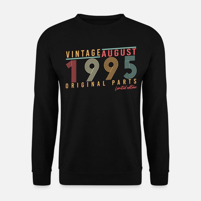 Geboren Im August 1995 - Unisex Pullover - Schwarz